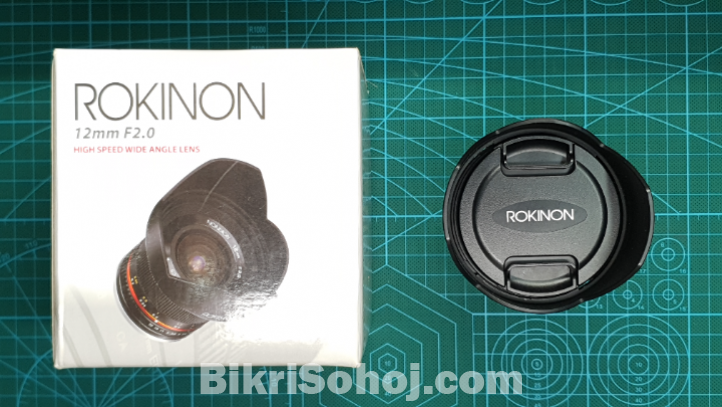 Rokinon/samyang 12mm F2.0 Ultra Wide Lens For Sony E-Mount